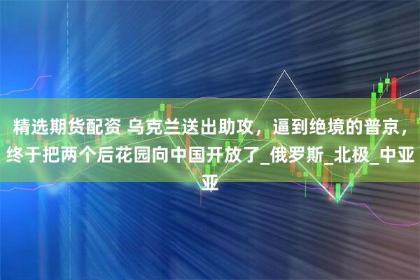 精选期货配资 乌克兰送出助攻，逼到绝境的普京，终于把两个后花园向中国开放了_俄罗斯_北极_中亚