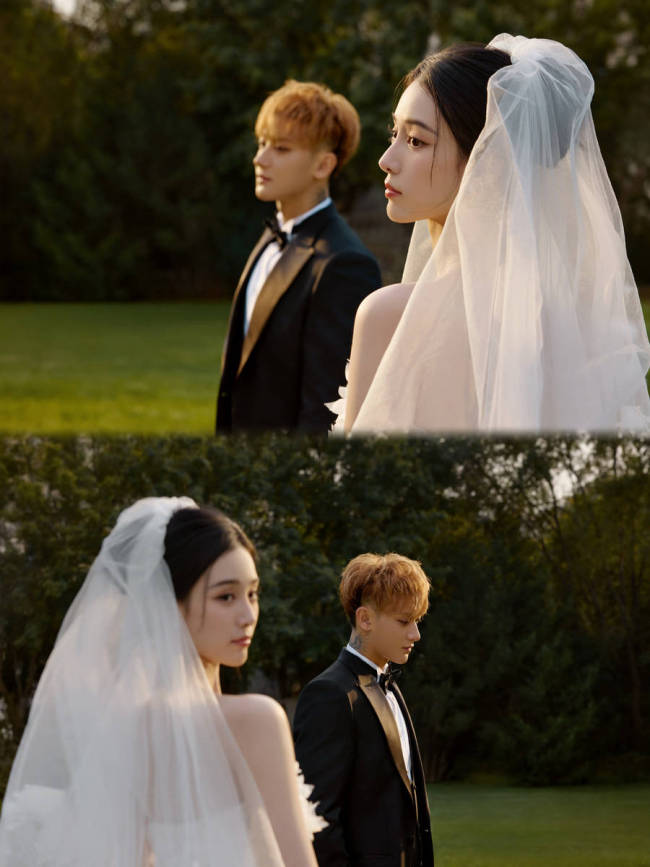 黄子韬徐艺洋婚纱照曝光 亲密相拥接吻画面超甜